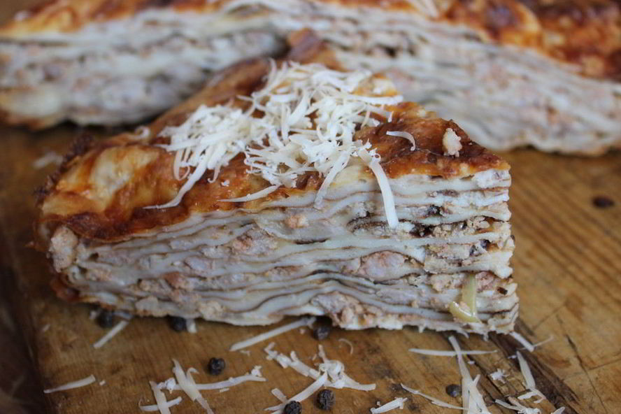 Рецепт блинной лазанья