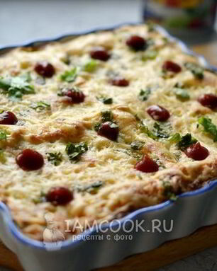 Итальянская лазанья с комбинированным фаршем