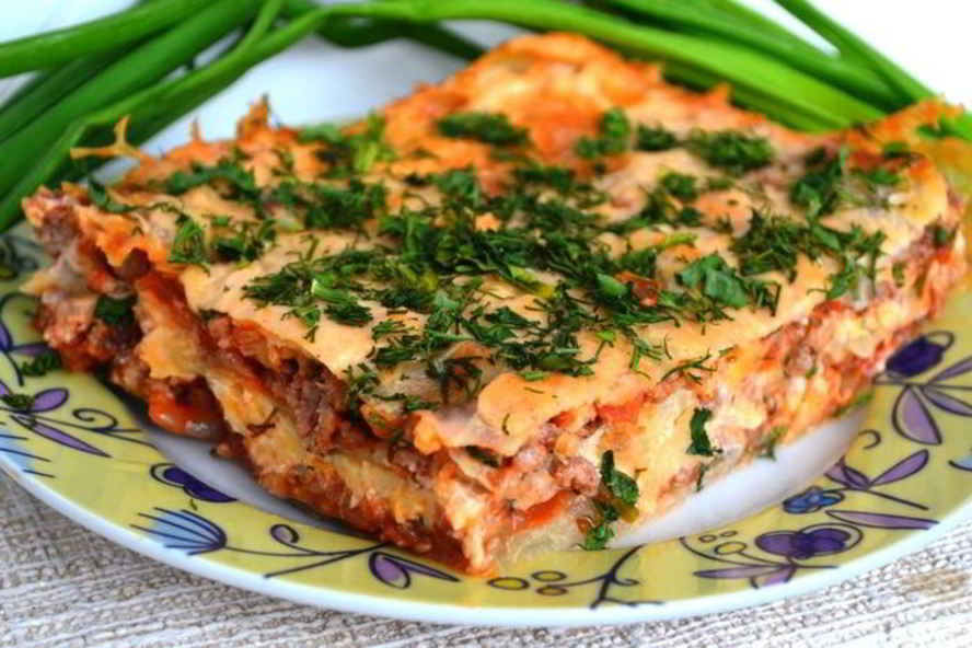 Рецепт капустной лазаний