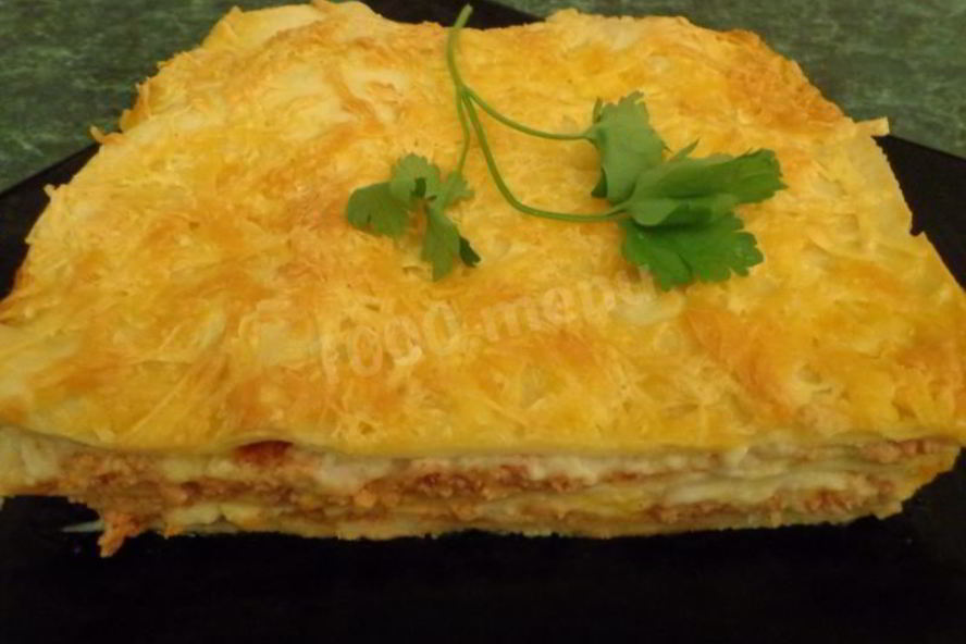 Рецепт лазаний болоньезе