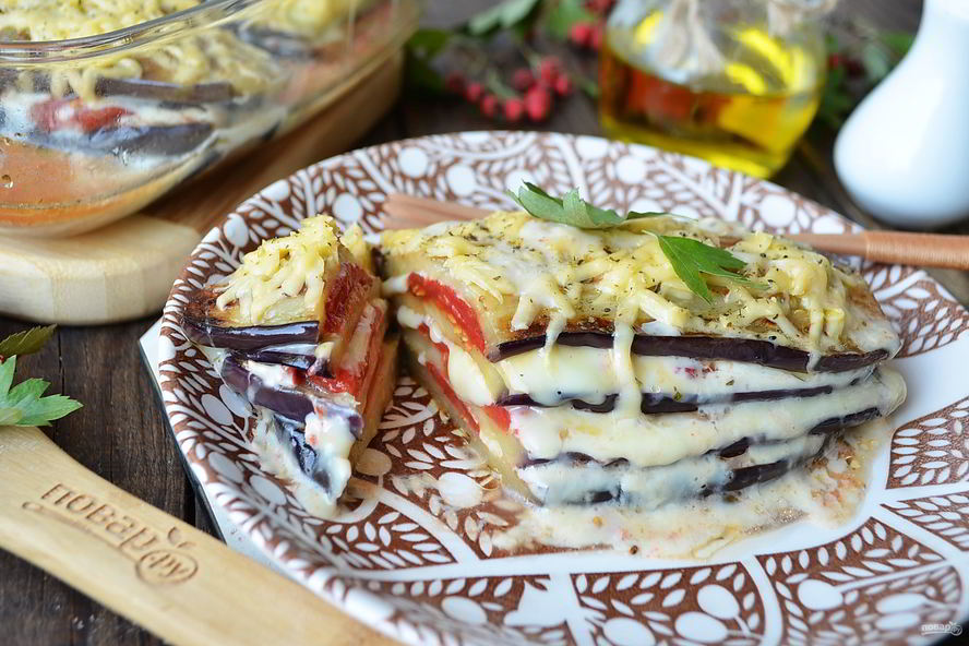 Рецепт лазаний иза баклажанова с сырома