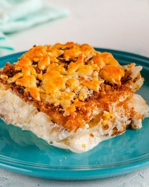 Лазанья из капусты с белой рыбой