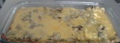 лазанья из слоеного теста. Шаг 4