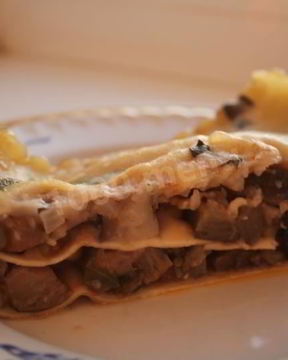Лазанья постная