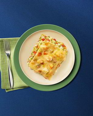 Лазанья с ароматом моря