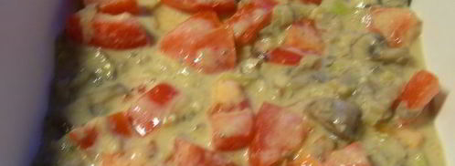 лазанья с грибами, луком-пореем и сыром чеддер. Шаг 12