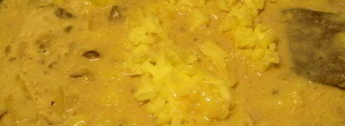 лазанья с грибами, луком-пореем и сыром чеддер. Шаг 10