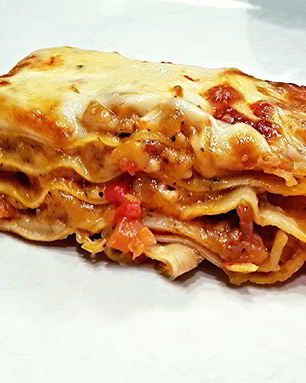 Лазанья с морепродуктами