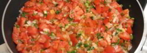 лазанья с помидорами, сыром и ветчиной. Шаг 6