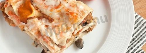 лазанья с сыром и грибами. Шаг 14