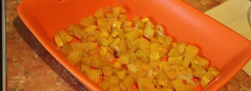 лазанья с тыквой и шпинатом под соусом из рикотты. Шаг 5