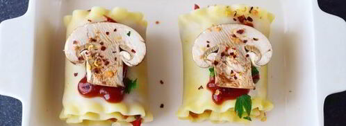 постная лазанья с грибами. Шаг 13