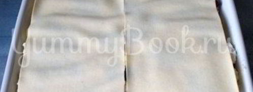 сладкая лазанья с творогом. Шаг 4