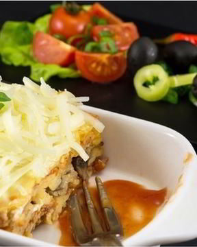 Сытная овощная лазанья