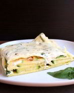 Вегетарианская лазанья с цуккини и сыром