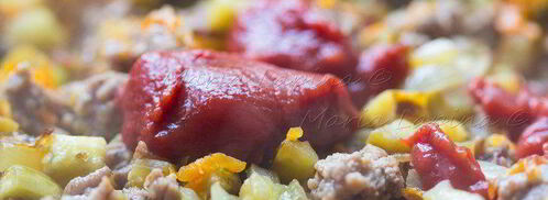 домашняя паста паппарделле с соусом из мяса и баклажанов. Шаг 14