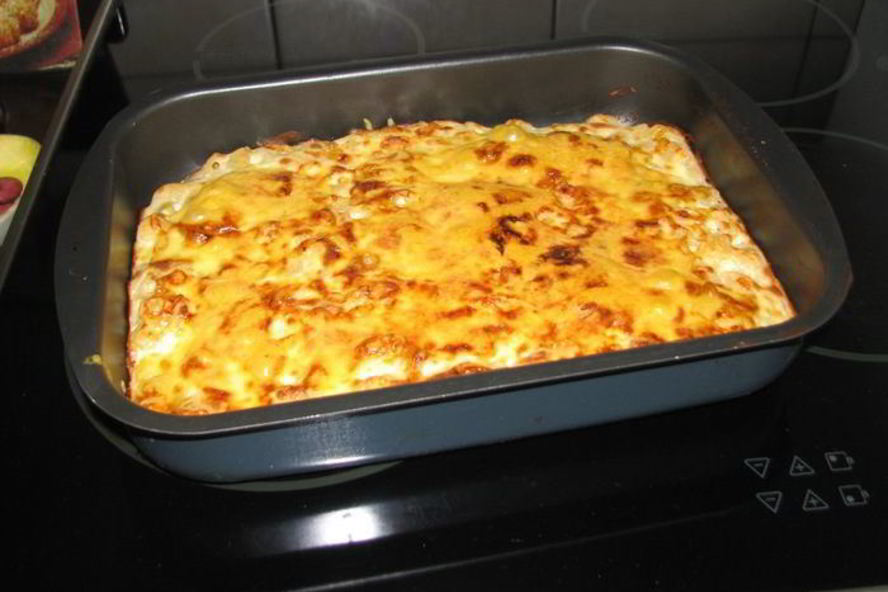 Рецепт гратен из макарон