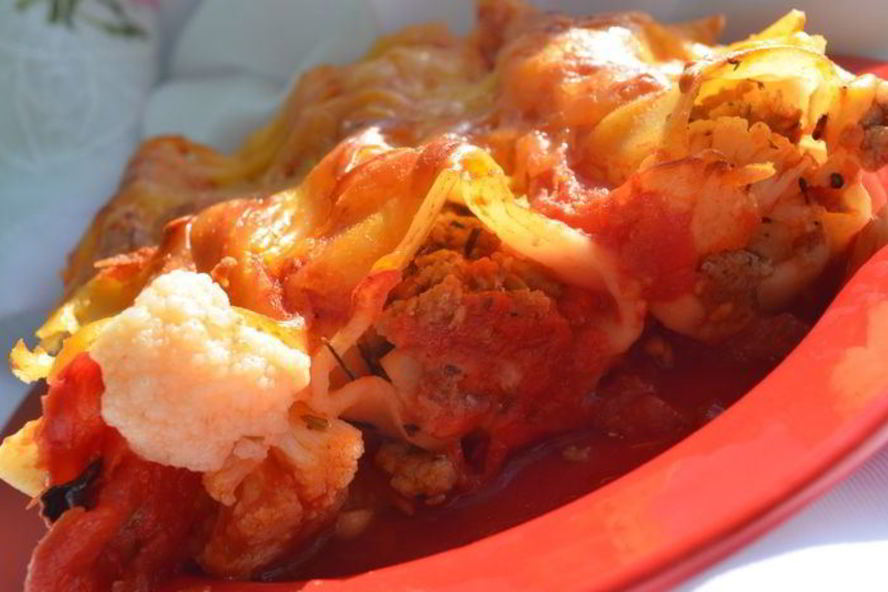 Рецепт каннелоней с цветного капустого