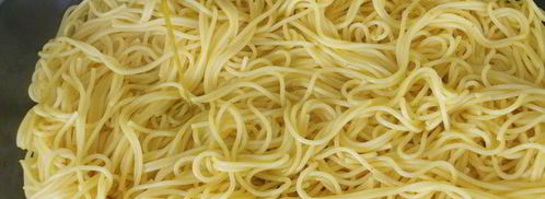 колобки из спагетти. Шаг 2