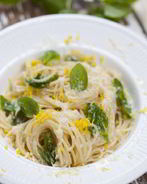 Лимонные спагетти