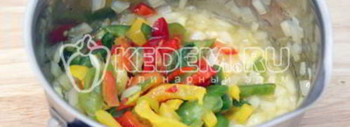 макароны перья с овощной подливой. Шаг 2