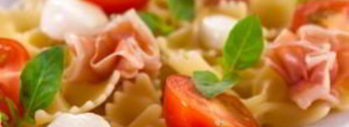 макароны с беконом, моцареллой и помидорами. Шаг 5