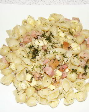 Макароны с брынзой