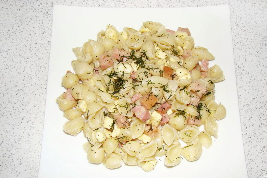 Рецепт макарон с брынзой