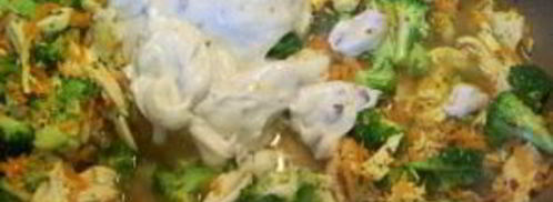 макароны с курицей в духовке. Шаг 6