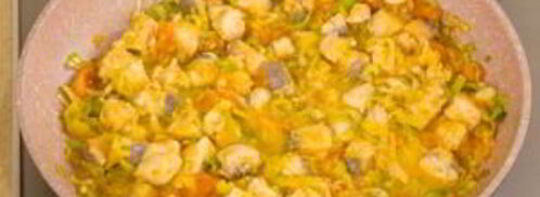 макароны с семгой и помидорами. Шаг 8