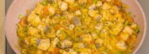 макароны с семгой и помидорами. Шаг 9