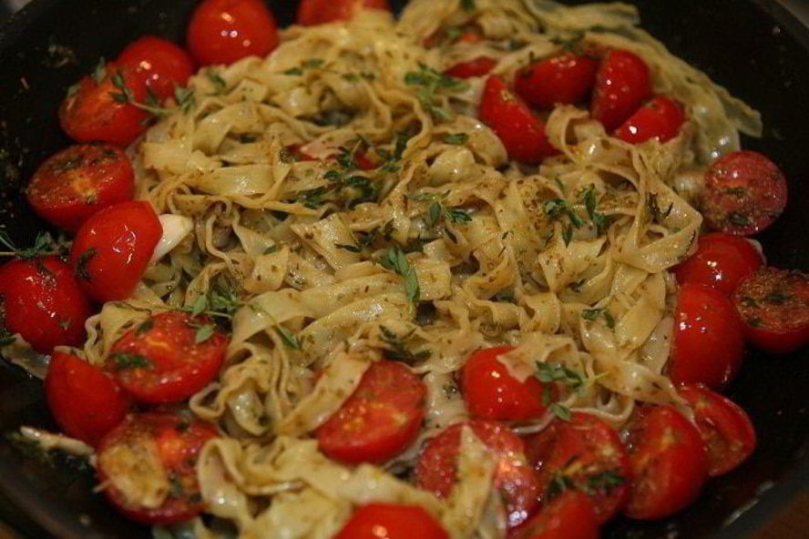 Рецепт макарон с тимьяном и орегано
