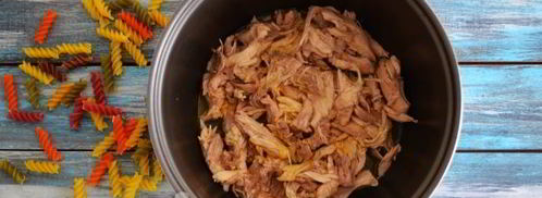 макароны с тушенкой в мультиварке. Шаг 3