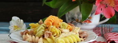 макароны с тушенкой в мультиварке. Шаг 8