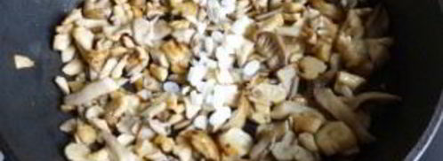 макароны с вешенками. Шаг 2