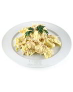 Паста фарфалле с горчичным соусом