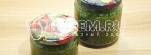 паста из чесночных стрелок. Шаг 9