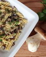 Паста с белыми грибами