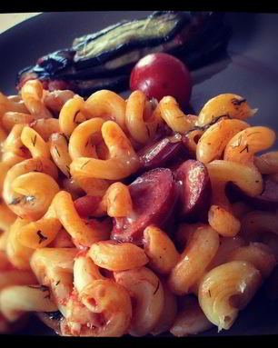 Паста с двумя соусами