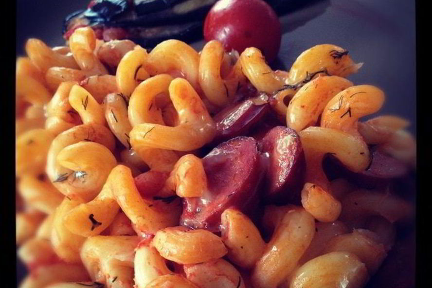 Рецепт пасты с двумя соусами