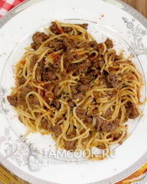 Паста с фаршем