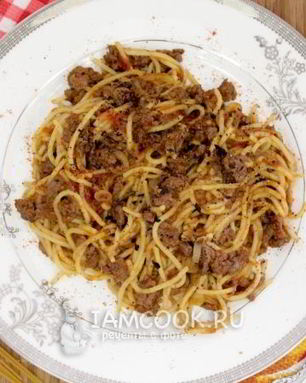 Паста с фаршем