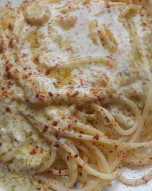 Паста с лимонным соусом