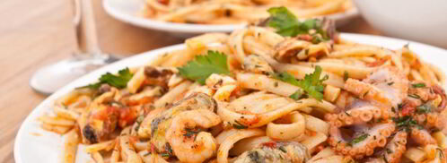 паста с морепродуктами. Шаг 7