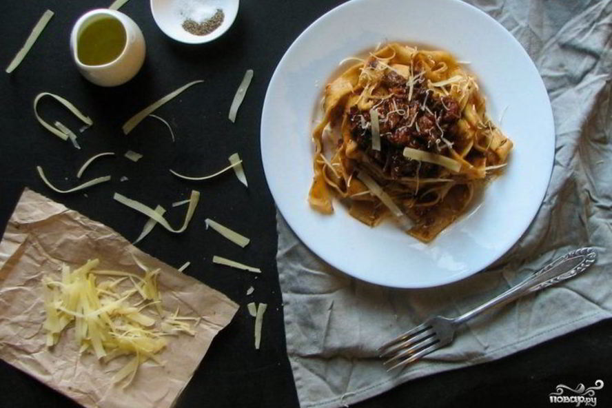Рецепт пасты с мясом