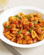 Паста с опятами