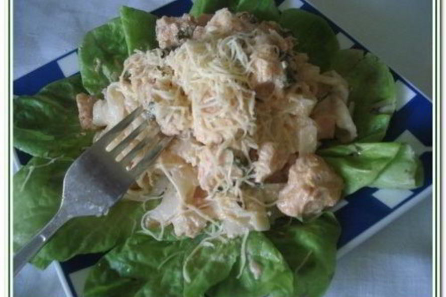 Рецепт пасты с руколой и форелью