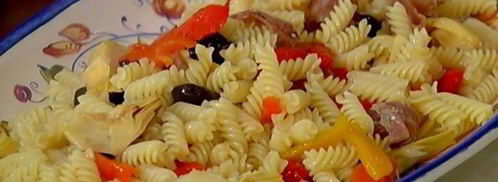 паста с салями и артишоками. Шаг 7