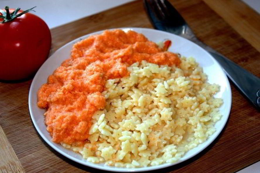 Рецепт пасты с томатным соусом