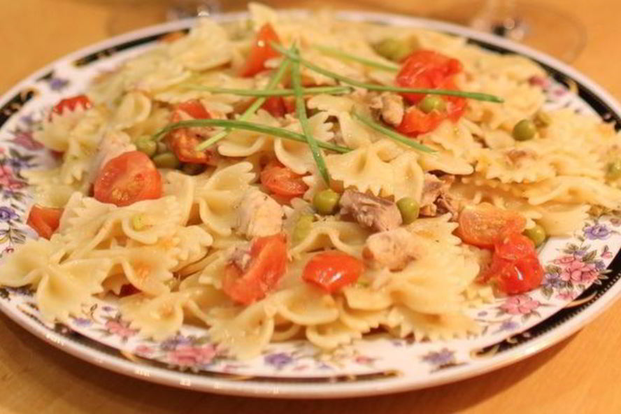 Рецепт пасты с тунцом